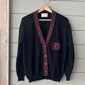 🖤 Vintage 1970’s Pendleton Wool Cardigan – Size Small – Made in USA